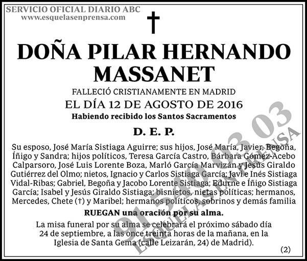 Pilar Hernando Massanet